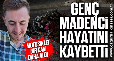 Motosiklet Bir Can Daha Aldı: Genç Madenci Hayatını Kaybetti