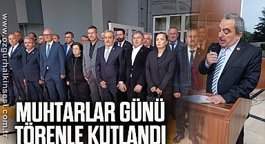 Muhtarlar Günü Törenle Kutlandı