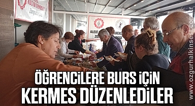 ÖĞRENCİLERE BURS İÇİN KERMES DÜZENLEDİLER