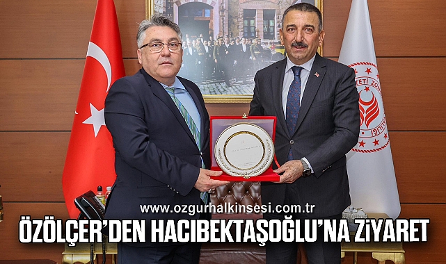 ÖZÖLÇER’DEN HACIBEKTAŞOĞLU’NA ZİYARET
