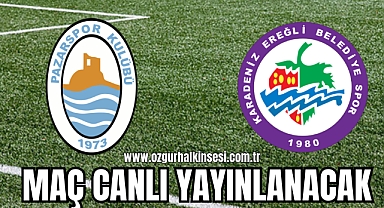 PAZARSPOR-KDZ. EREĞLİ BELEDİYESPOR CANLI İZLE