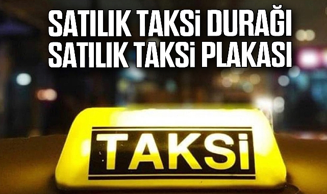 SATILIK TAKSİ PLAKASI