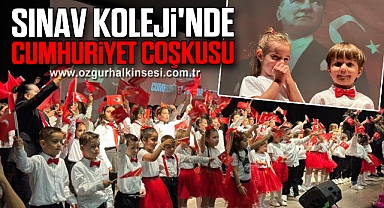 SINAV KOLEJİ'NDE CUMHURİYET COŞKUSU
