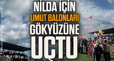 Statta sezon maçı öncesi, kanseri yenen Nilda Kadam için balonlar gökyüzüne bırakıldı