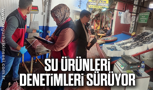 Su ürünleri denetimleri sürüyor