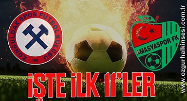 Tech Group Zonguldakspor FK - Amasyaspor Maçının İlk 11'leri Belli Oldu!