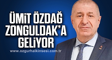 ÜMİT ÖZDAĞ ZONGULDAK’A GELİYOR 