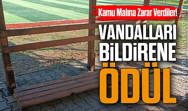 Vandalları Bildirene Ödül