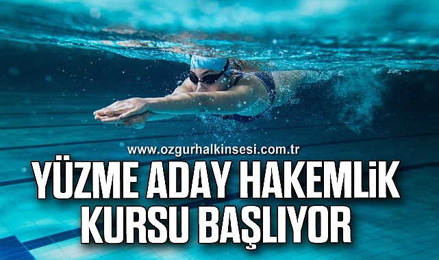 Yüzme Aday Hakemlik Kursu Başlıyor