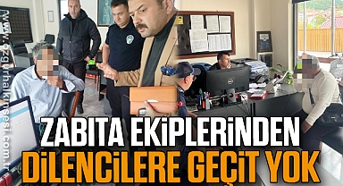 Zabıta Ekiplerinden Dilencilere Geçit Yok
