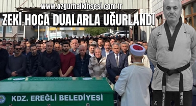 ZEKİ HOCA DUALARLA UĞURLANDI