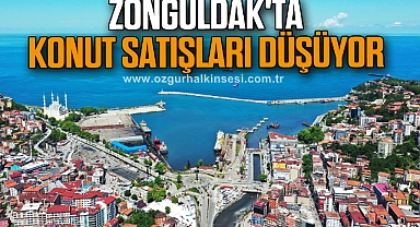 ZONGULDAK'TA KONUT SATIŞLARI DÜŞÜYOR