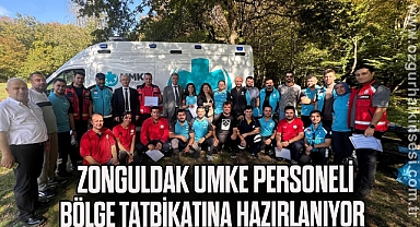 Zonguldak UMKE personeli bölge tatbikatına hazırlanıyor