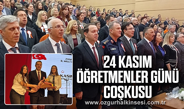24 Kasım Öğretmenler Günü Coşkusu