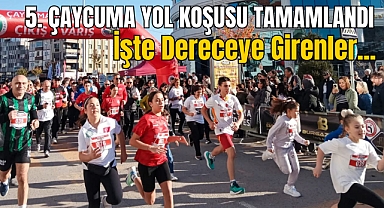 5. Çaycuma Yol Koşusu Tamamlandı! İşte Dereceye Girenler...