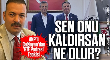 AKP'li Çağlayan'dan 'RTE Portresi' Tepkisi: Sen Onu Kaldırsan Ne Olur?