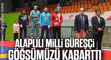 Alaplılı Milli Güreşçi Göğsümüzü Kabarttı