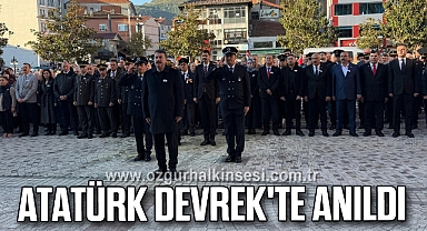 Atatürk Devrek'te Anıldı