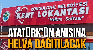 Atatürk'ün anısına helva dağıtılacak