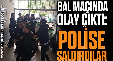 BAL Maçında Olay Çıktı: Polise Saldırdılar