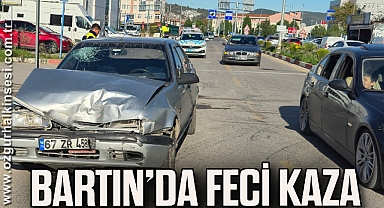 Bartın’da feci kaza