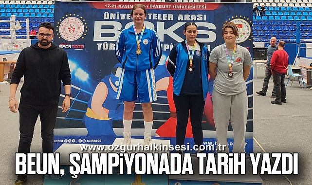 BEUN, Şampiyonada Tarih Yazdı