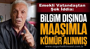 Bilgim Dışında Maaşımla Kömür Alınmış 