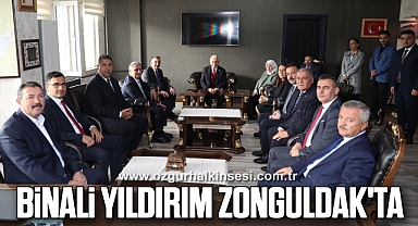 Binali Yıldırım Zonguldak'ta