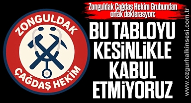 “BU TABLOYU KESİNLİKLE KABUL ETMİYORUZ”