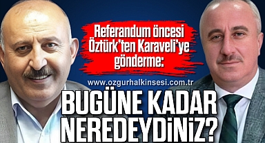 “BUGÜNE KADAR NEREDEYDİNİZ?”