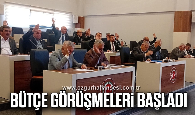 Bütçe Görüşmeleri Başladı