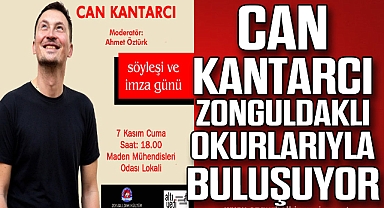 Can Kantarcı Zonguldaklı okurlarıyla buluşuyor