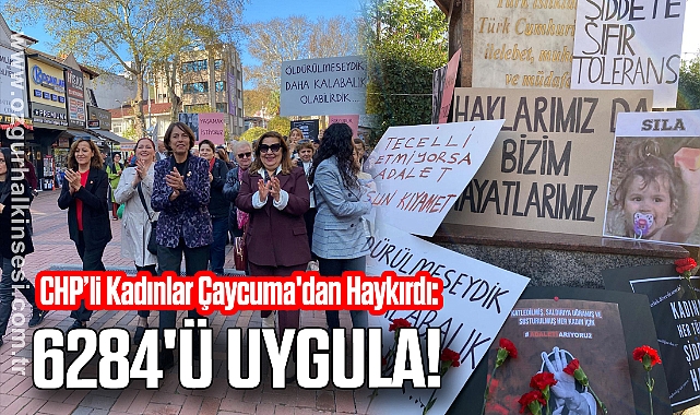 CHP’li Kadınlar Çaycuma'dan Haykırdı: 6284'ü Uygula!