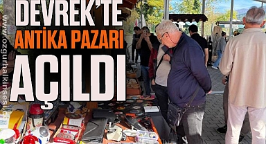 DEVREK'TE ANTİKA PAZARI AÇILDI