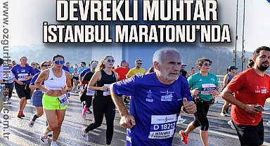 DEVREKLİ MUHTAR İSTANBUL MARATONU'NDA