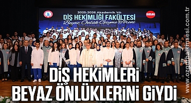 Diş Hekimleri Beyaz Önlüklerini Giydi