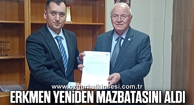 Erkmen Yeniden Mazbatasını Aldı 