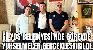 Filyos Belediyesi'nde Görevde Yükselmeler Gerçekleştirildi