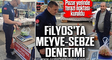 Filyos'ta Meyve-Sebze Denetimi