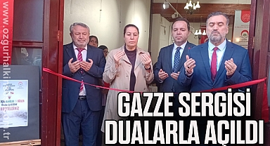 Gazze Sergisi Dualarla Açıldı