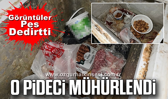 Görüntüler Pes Dedirtti: O pideci mühürlendi