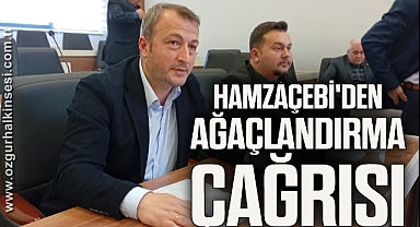 Hamzaçebi'den Ağaçlandırma Çağrısı