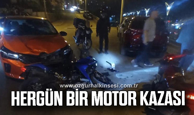 HERGÜN BİR MOTOR KAZASI