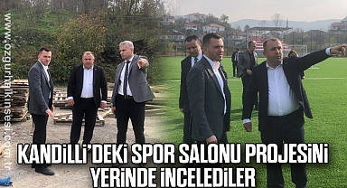 Kandilli’deki Spor Salonu Projesini Yerinde İncelediler