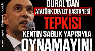 Kentin Sağlık Yapısıyla Oynamayın!