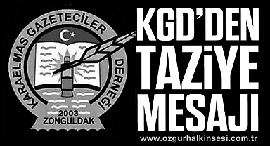 KGD’DEN TAZİYE MESAJI