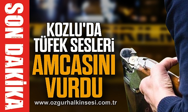 Kozlu'da Tüfek Sesleri: Amcasını Vurdu