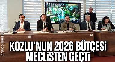 Kozlu'nun 2026 Bütçesi Meclisten Geçti 