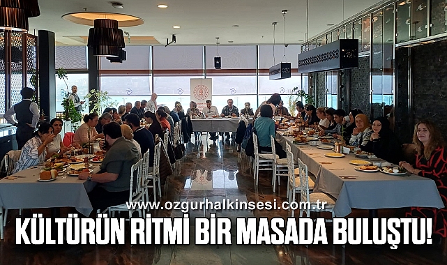 KÜLTÜRÜN RİTMİ BİR MASADA BULUŞTU!