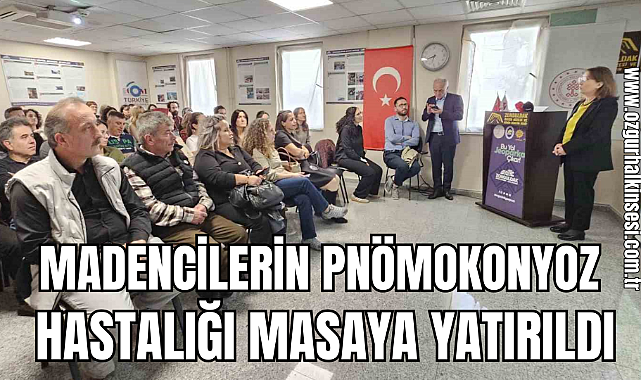 Madencilerin pnömokonyoz hastalığı masaya yatırıldı